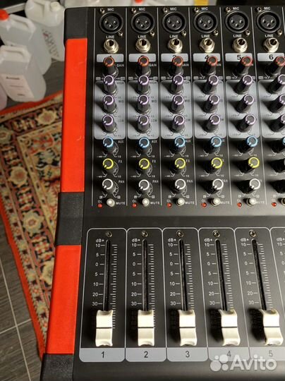 Микшерный Пульт С USB Плеером ZTX audio Mix 6.1Fx