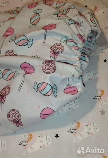 Простынь на резинке новая
