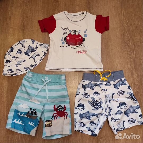 Шорты для плавания брендовый набор 2-4 года