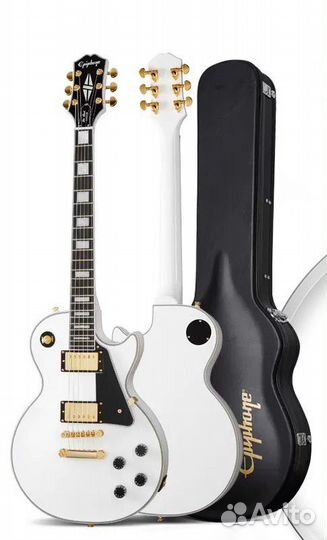Электрогитара Epiphone les paul Custom Alpine Whit