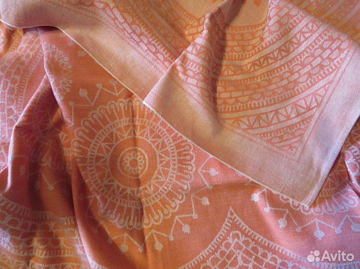 Винтажная льняная скатерть