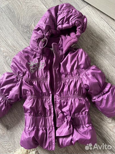 Демисезонная куртка и жилет 80-86