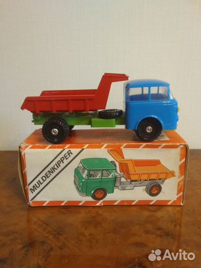 Машинка - самосвал, инерционная ГДР 70-80 годы