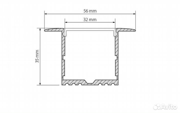Профиль Arlight 016139 (2 м.)