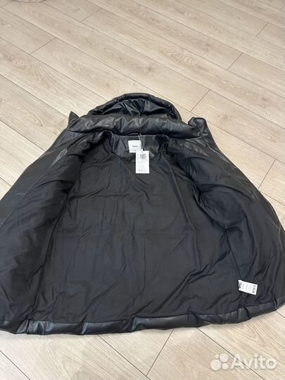 Пуховик из эко кожи Befree