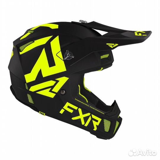 Шлем FXR Clutch CX Black/Hi Vis 210617-1065 (M)