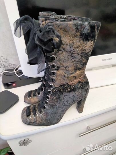 Ботильоны zara 37