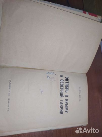 Октябрь в Крыму и Серверной Таврии,Л.И. Волошинов