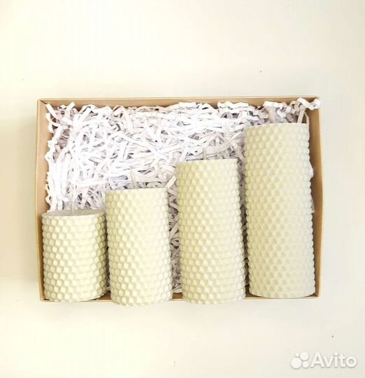 Свечи из вощины ручной работы