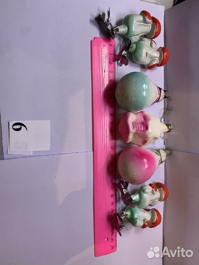 Елочные игрушки винтаж СССР