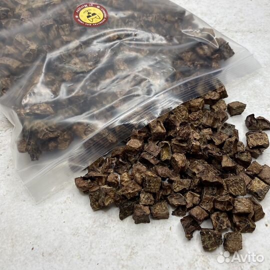 Легкое говяжье сушеное для собак