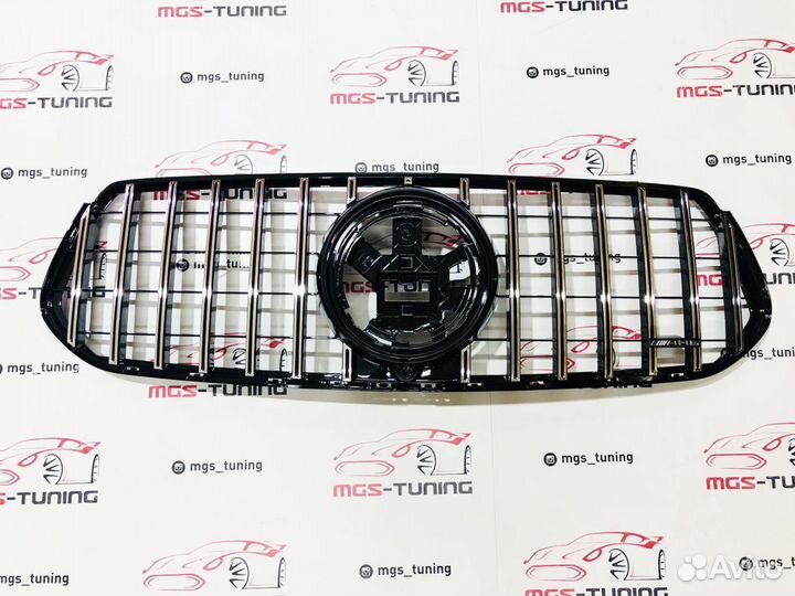 Решетка радиатора Mercedes GLE-Coupe c167 gt + AMG