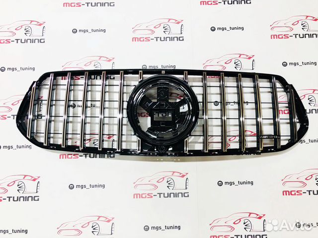 Решетка радиатора Mercedes GLE-Coupe c167 gt + AMG