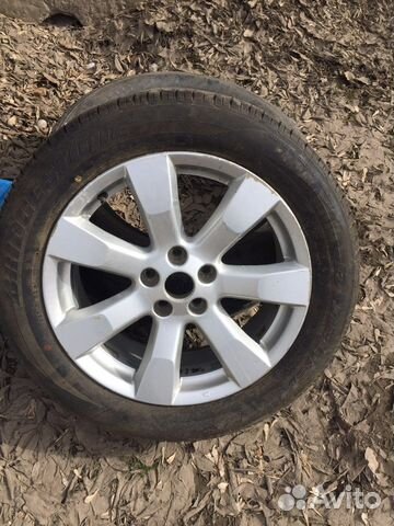 Диск r18 на outlander хl с резиной bridgestone