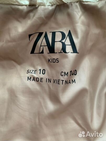 Куртка Zara для девочки демисезонная 8-10 лет Р.14