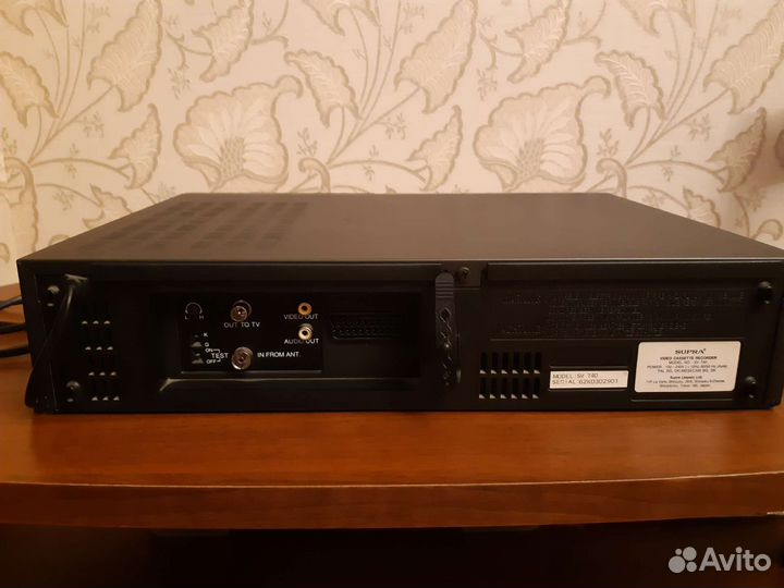 Видеомагнитофон Supra под ремонт или на зап части