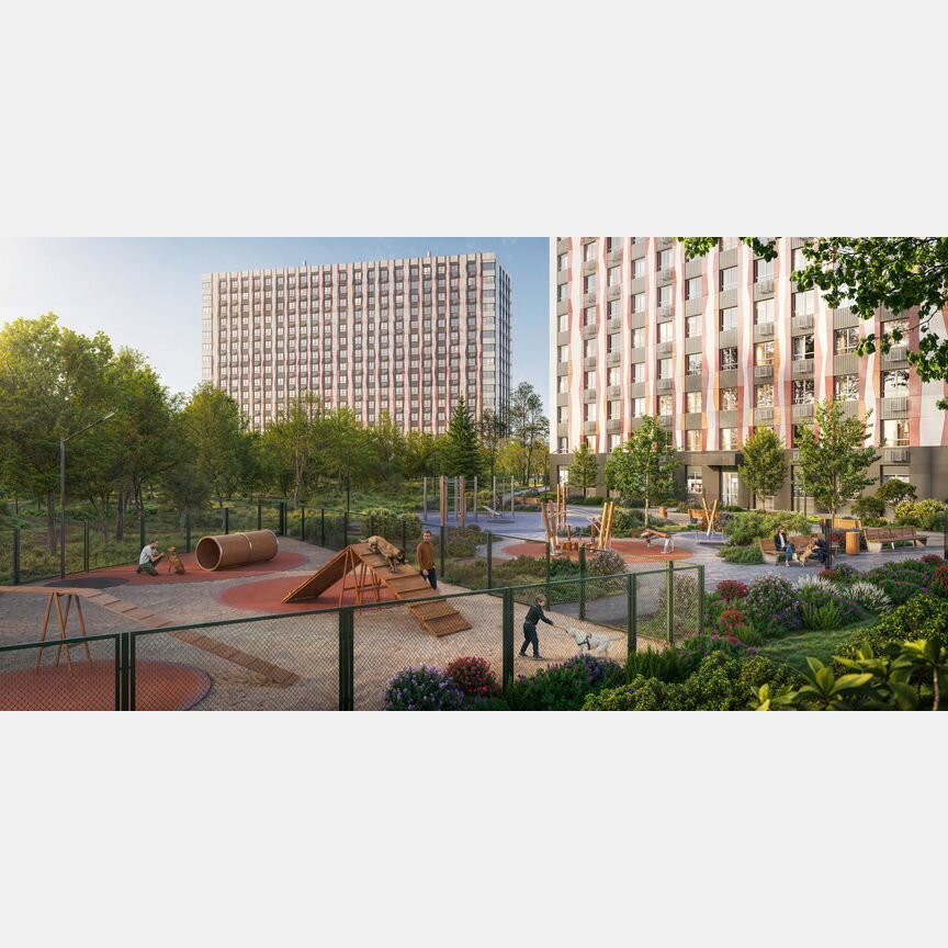 1-к. квартира, 33,5 м², 6/16 эт.