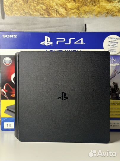 Sony PlayStation 4 Slim 1Tb (Коробка/2208B)