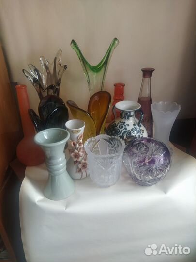 Вазы: декоративные, сувенирные, для цветов