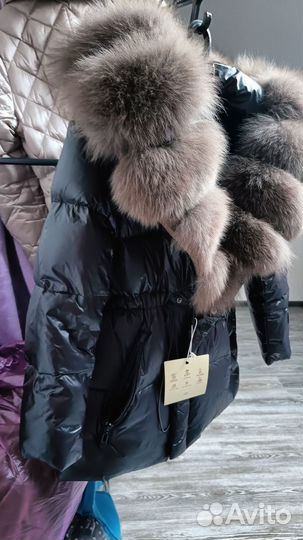 Пуховик зимний женский 42 44 пух перо