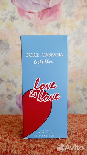 Туалетная вода dolce gabbana light blue