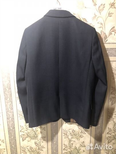 Школьный Пиджак на мальчика синий рост 140
