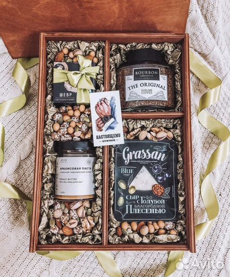 Подарок в деревянном боксе