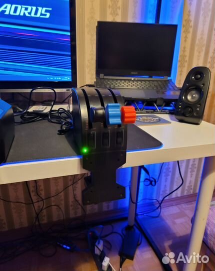 Джойстик для авиасимуляторов logitech yoke system