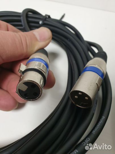 Микрофонный кабель xlr - xlr 10м