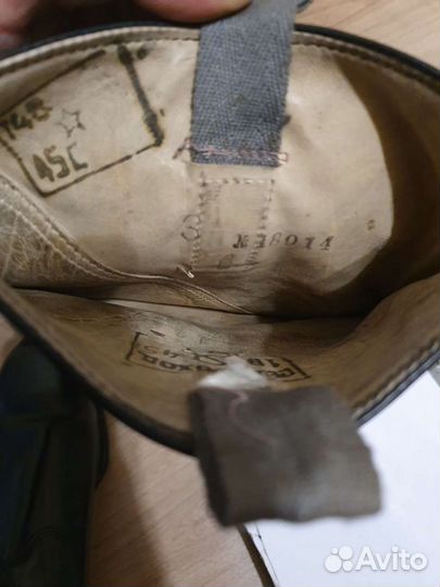 Хромовые сапоги 1941 и 1945 года 41 С и Ш новые