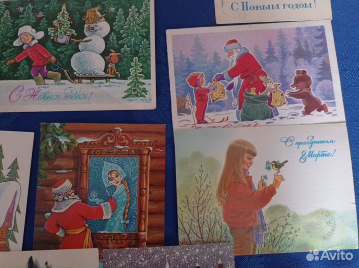 Открытки подписанные СССР Зарубин