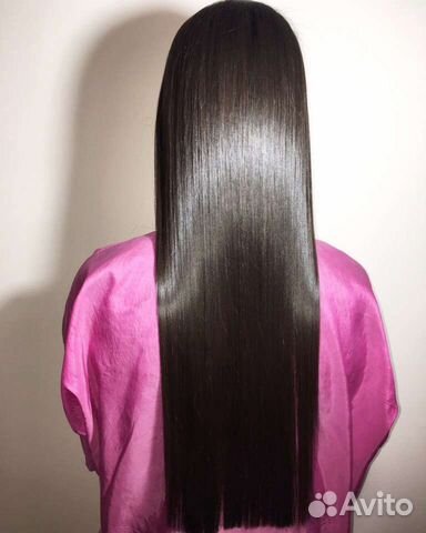 Кератиновое выпрямление волос