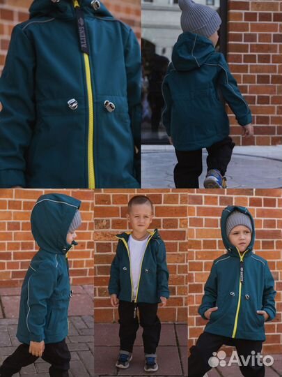Парка Softshell на ребенка, р 140 -146