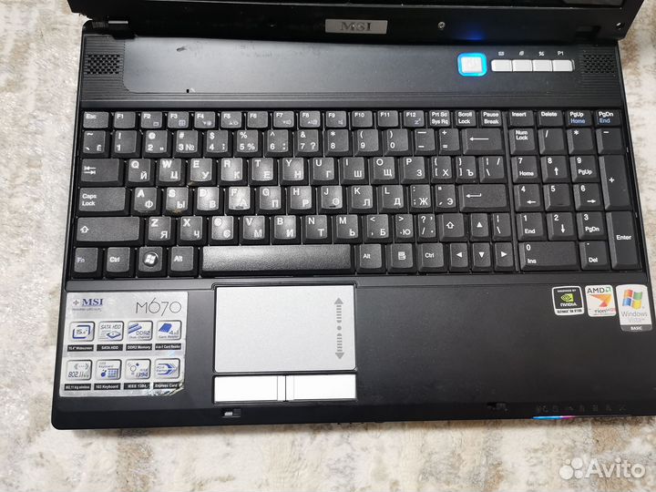 Игровой MSI mega book M670