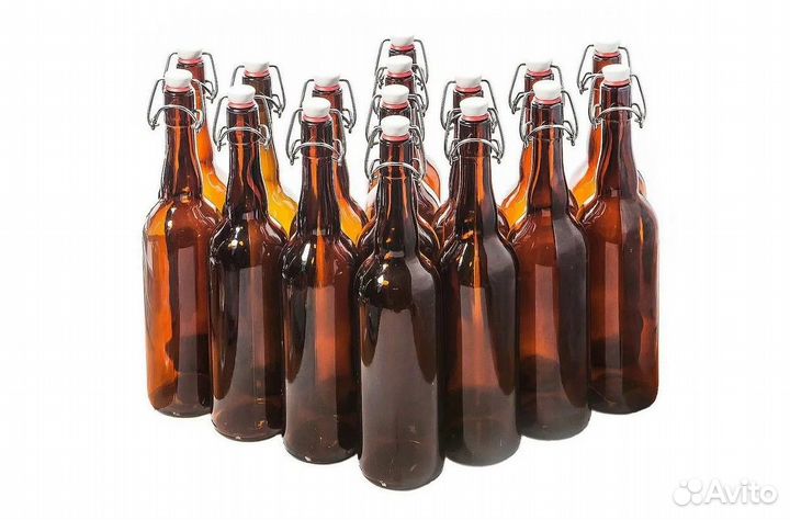 Пивная бутылка с бугельной пробкой