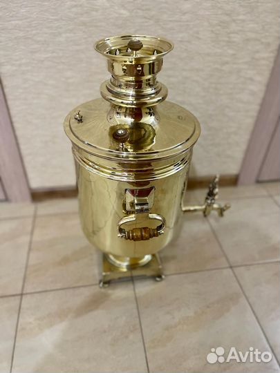 Самовар антикварный Василия Гушкова 10л