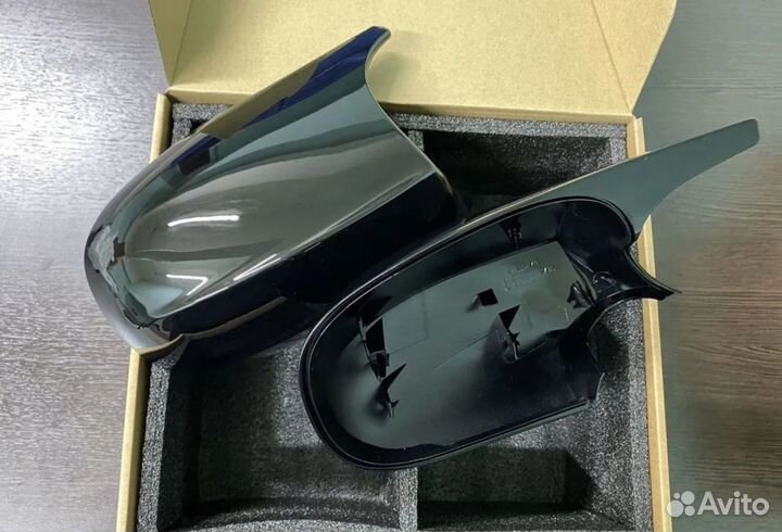 Накладки на зеркала BMW E92 E90 E87 рест, М стиль