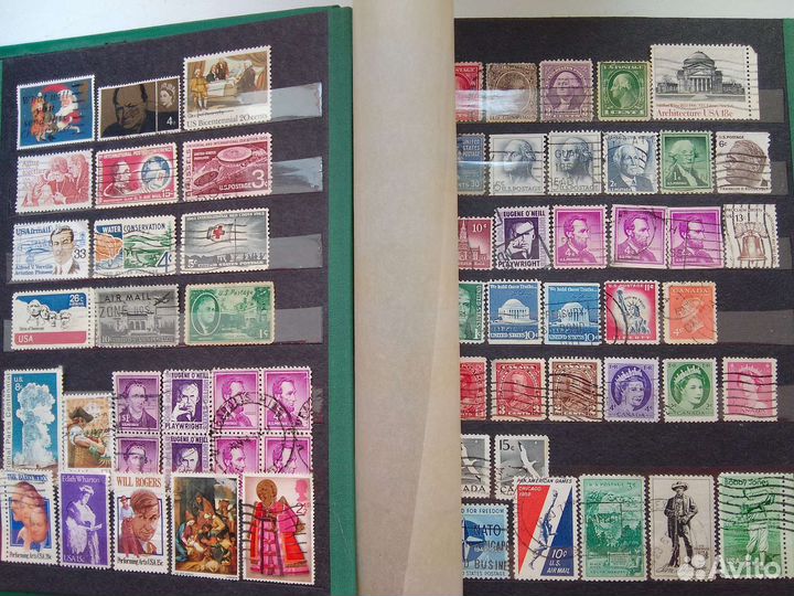 Альбом с антикварными марками с 1890х