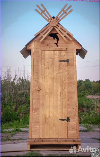 Уличный туалет с установкой
