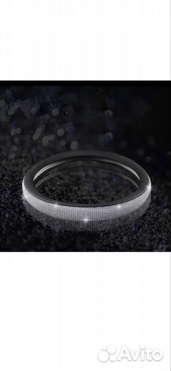 Оплетка на руль со стразами