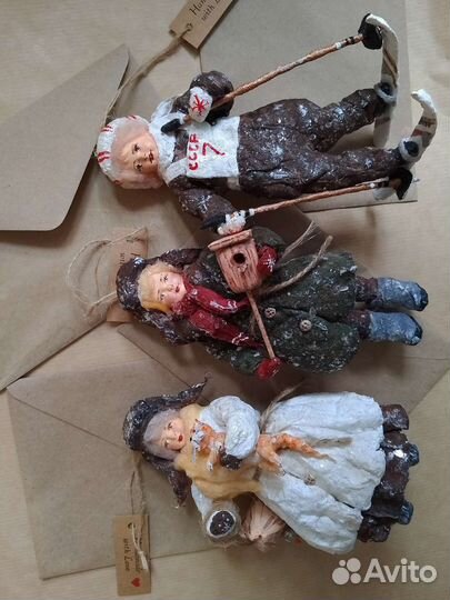 Игрушки ватные 3 шт