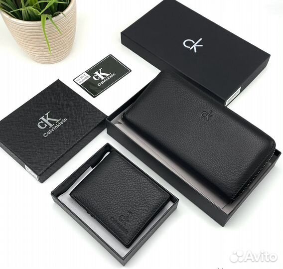 Набор мужской Портмоне и Кошелек Calvin Klein