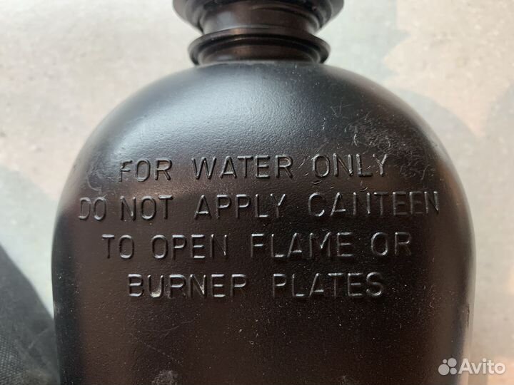 Комплект армейская фляга С котелком В чехле 1Л