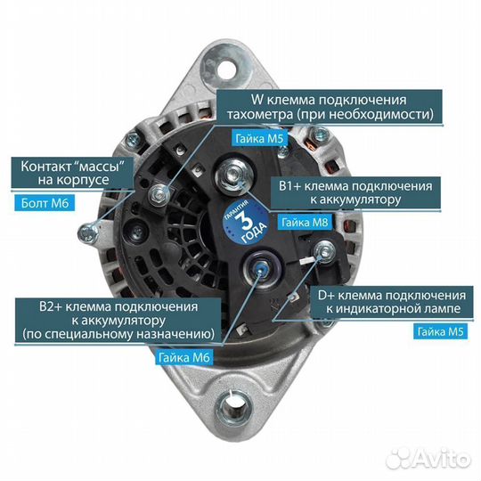 Генератор mahle AAN5537 г. Ростов-на-Дону