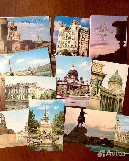 Набор открыток СССР, города, 1968-81гг