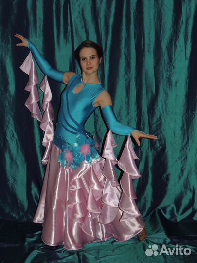 Платье для спортивных бальных танцев стандарт St