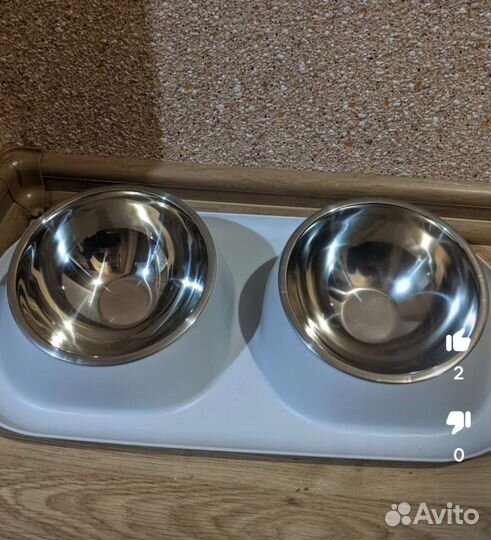 Миска для кошек собак Новая