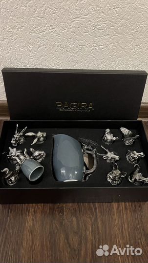 Набор рюмок перевертышей с кувшином