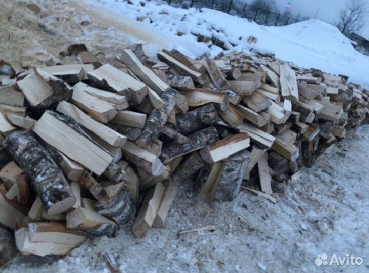 Дрова дубовые колотые