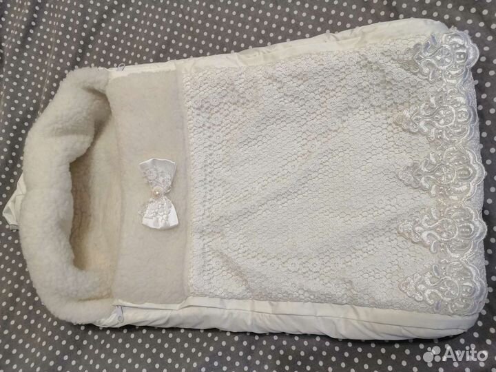 Конверт на выписку на овчине